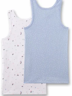 Kinder Sanetta Mädchen Unterhemden im 2er-Pack