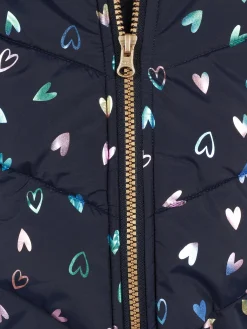 Kinder One Way Mädchen Winterjacke mit Herzchenmotiven