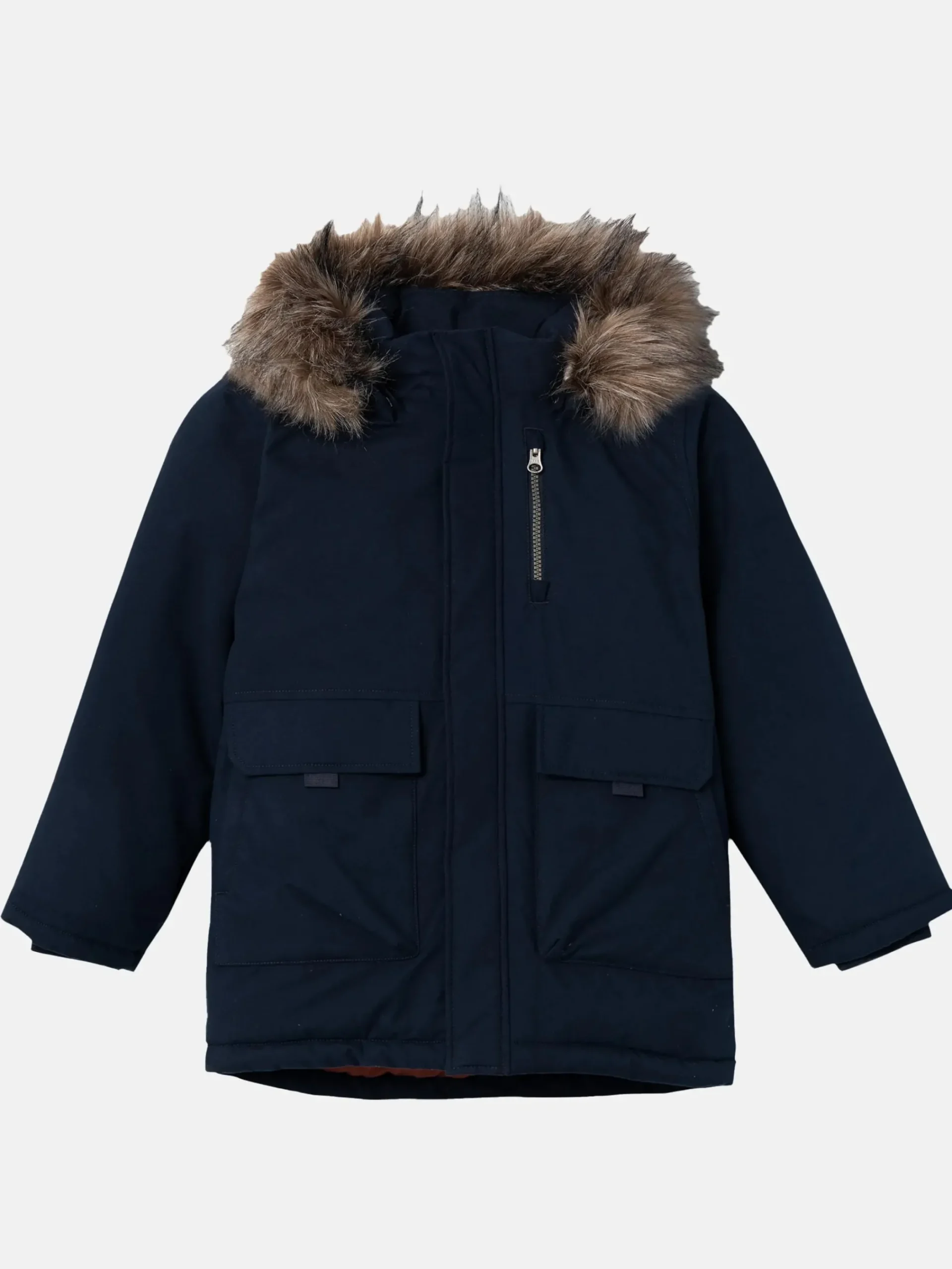 Kinder name it Mädchen Winterjacke mit Kapuze