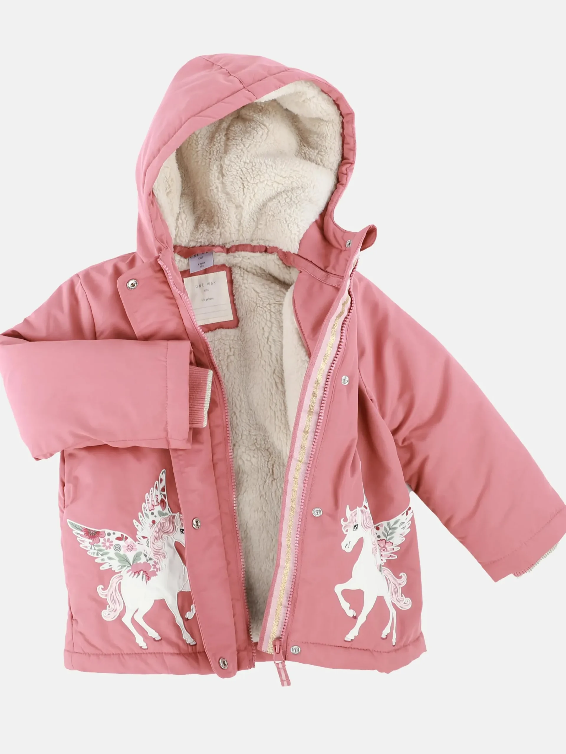 Kinder One Way Mädchen Winterjacke mit Stickerei