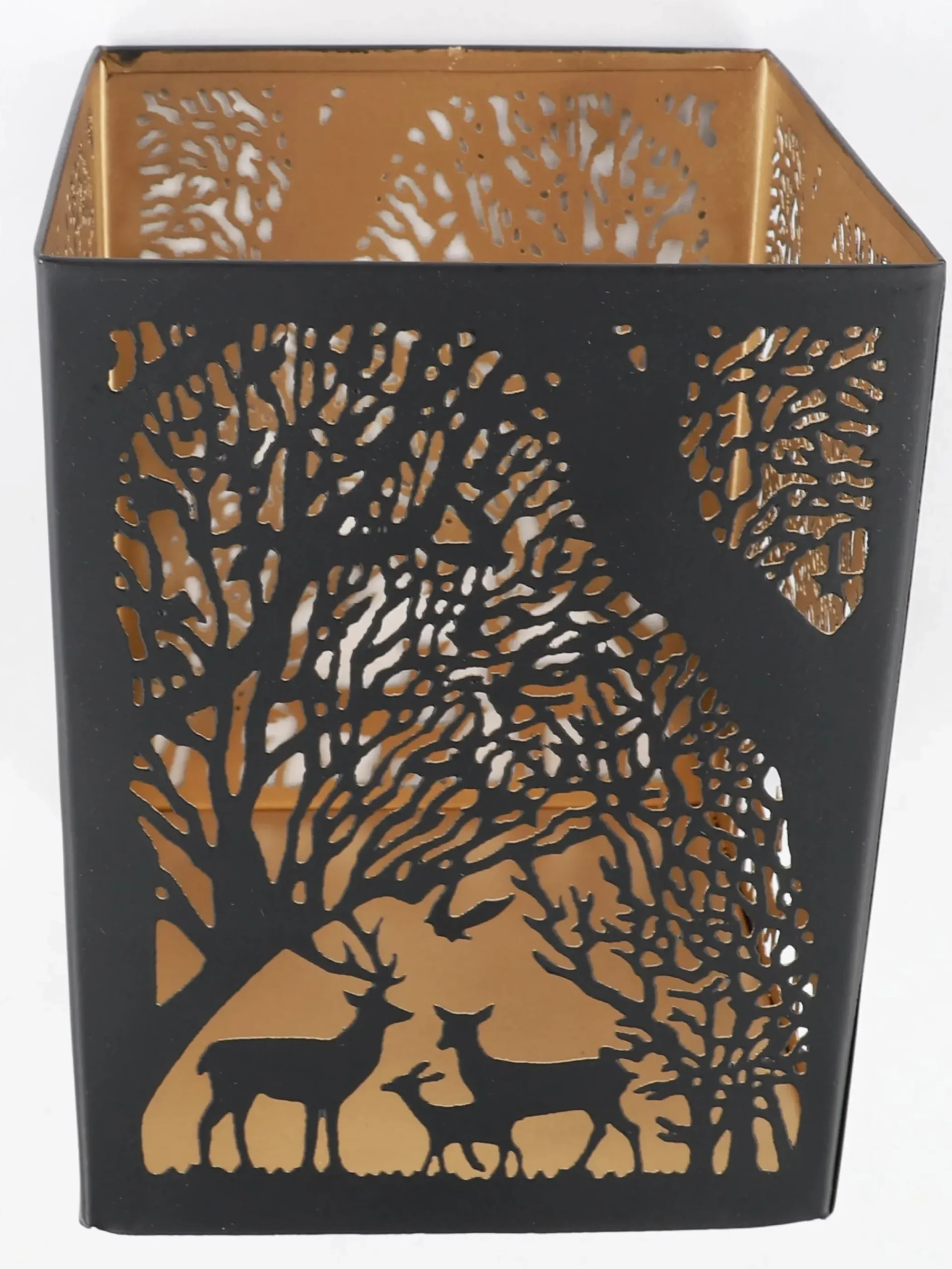 Dream House Metall Laterne mit Motiv 12x12x17cm