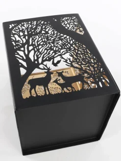 Dream House Metall Laterne mit Motiv 12x12x17cm