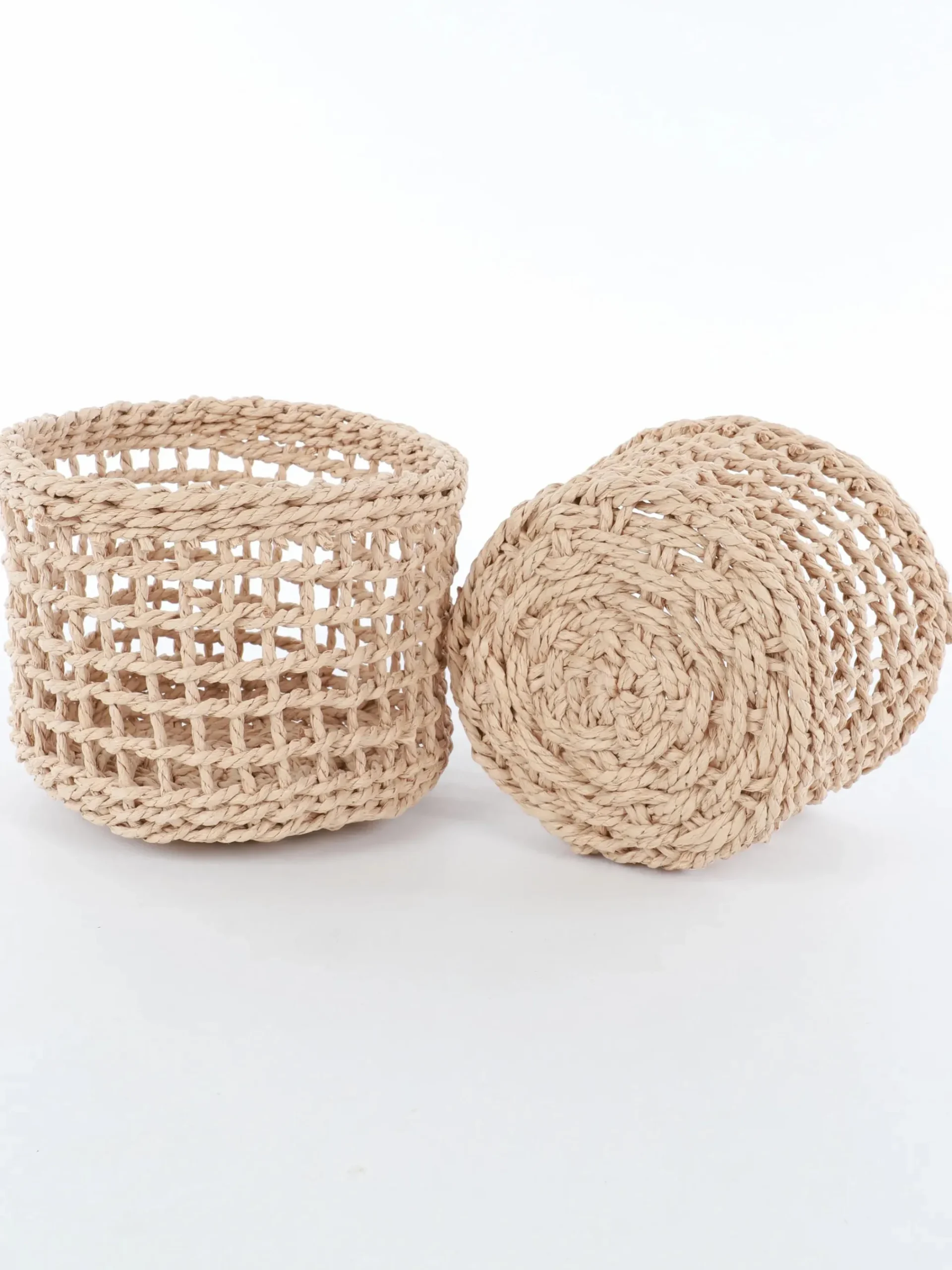 Deko Artikel Naturkörbe im 2er Pack, 18x14cm und 16x12cm