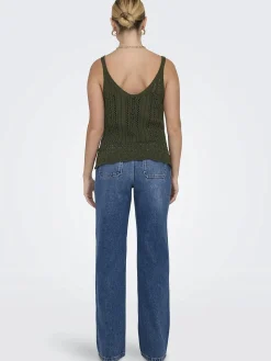 Damen Only ONLLYZET LIFE S/L TOP Stricktop