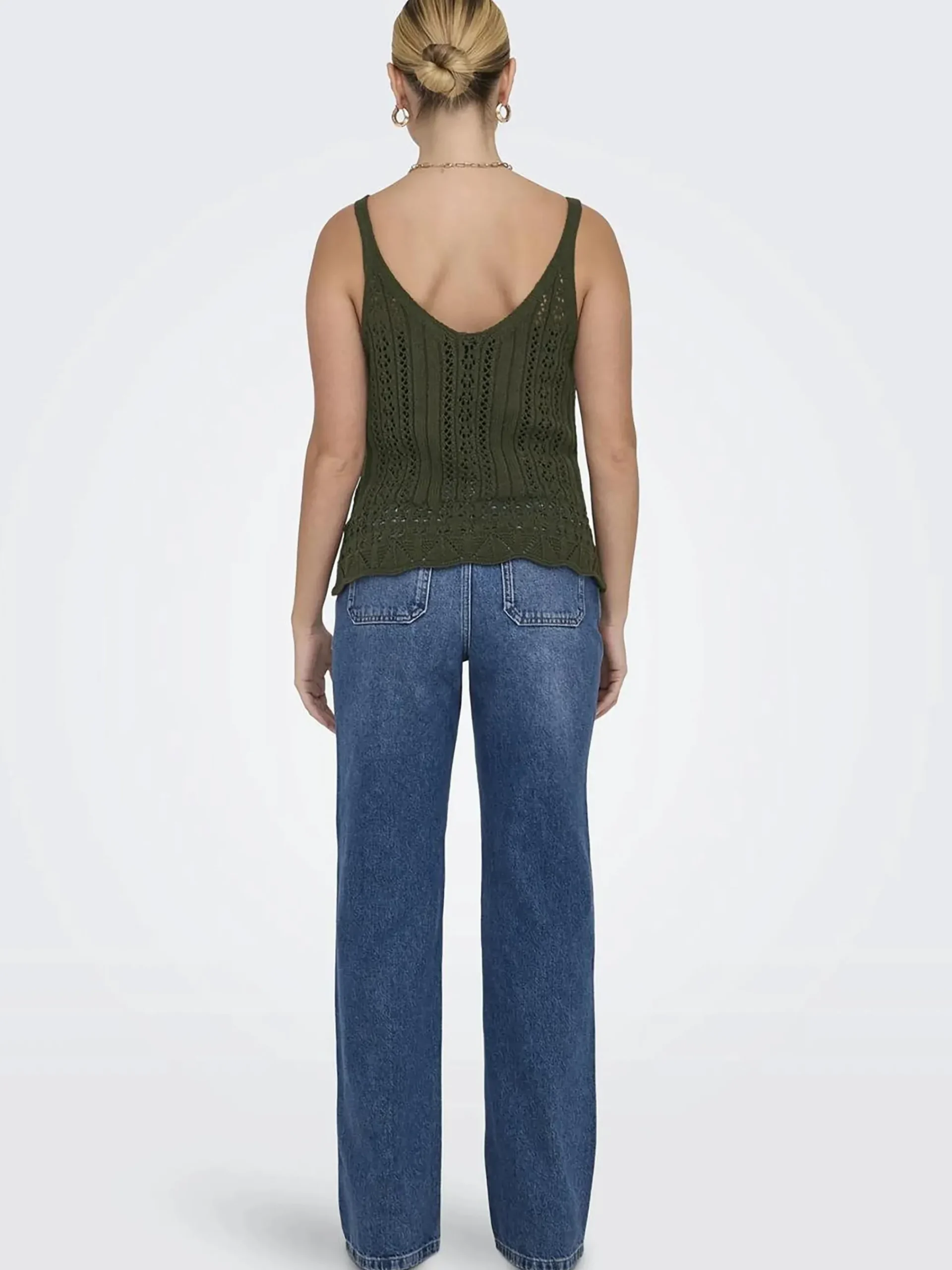 Damen Only ONLLYZET LIFE S/L TOP Stricktop