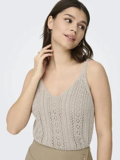 Damen Only ONLLYZET LIFE S/L TOP Stricktop