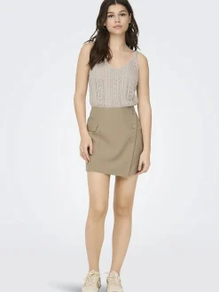 Damen Only ONLLYZET LIFE S/L TOP Stricktop