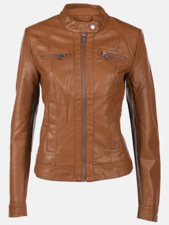 Damen Only BANDIT PU BIKER NOOS Lederimitatjacke
