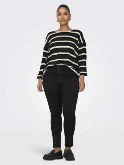 Damen Only Carmakoma CARALBA 3/4 TOP NOOS Leichtstrickpullover