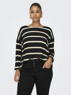 Damen Only Carmakoma CARALBA 3/4 TOP NOOS Leichtstrickpullover