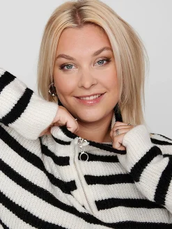 Damen Only Carmakoma CARALFRIDA L/S HALF-Z Longpullover