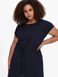 Damen Only Carmakoma CARAPRIL SS KNEE DRESS Kleid