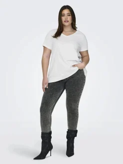 Damen Only Carmakoma CARBONNIE LIFE S/S V Shirt