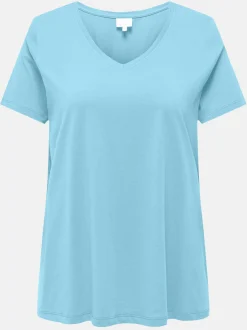 Damen Only Carmakoma CARBONNIE LIFE S/S V Shirt