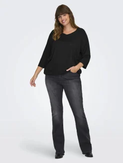 Damen Only Carmakoma CARCARLINNE V-NECK 3/4 Top