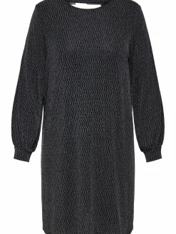 Damen Only Carmakoma CARCAROL L/S GLITTER Kleid