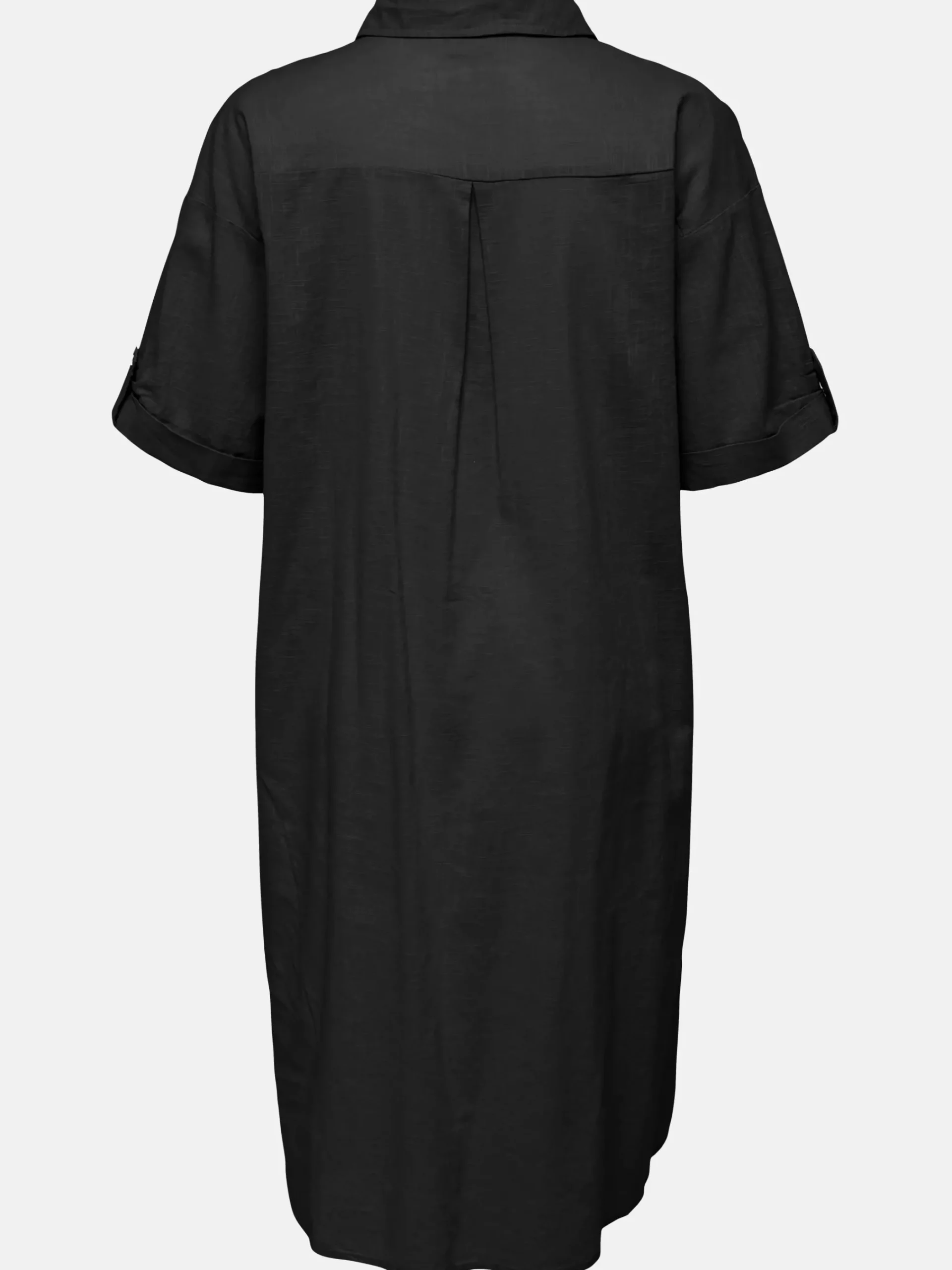 Damen Only Carmakoma CARCOCO SS BLK SHIRT Blusenkleid