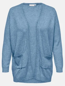 Damen Only Carmakoma CARESLY L/S OPEN CARD Strickjacke