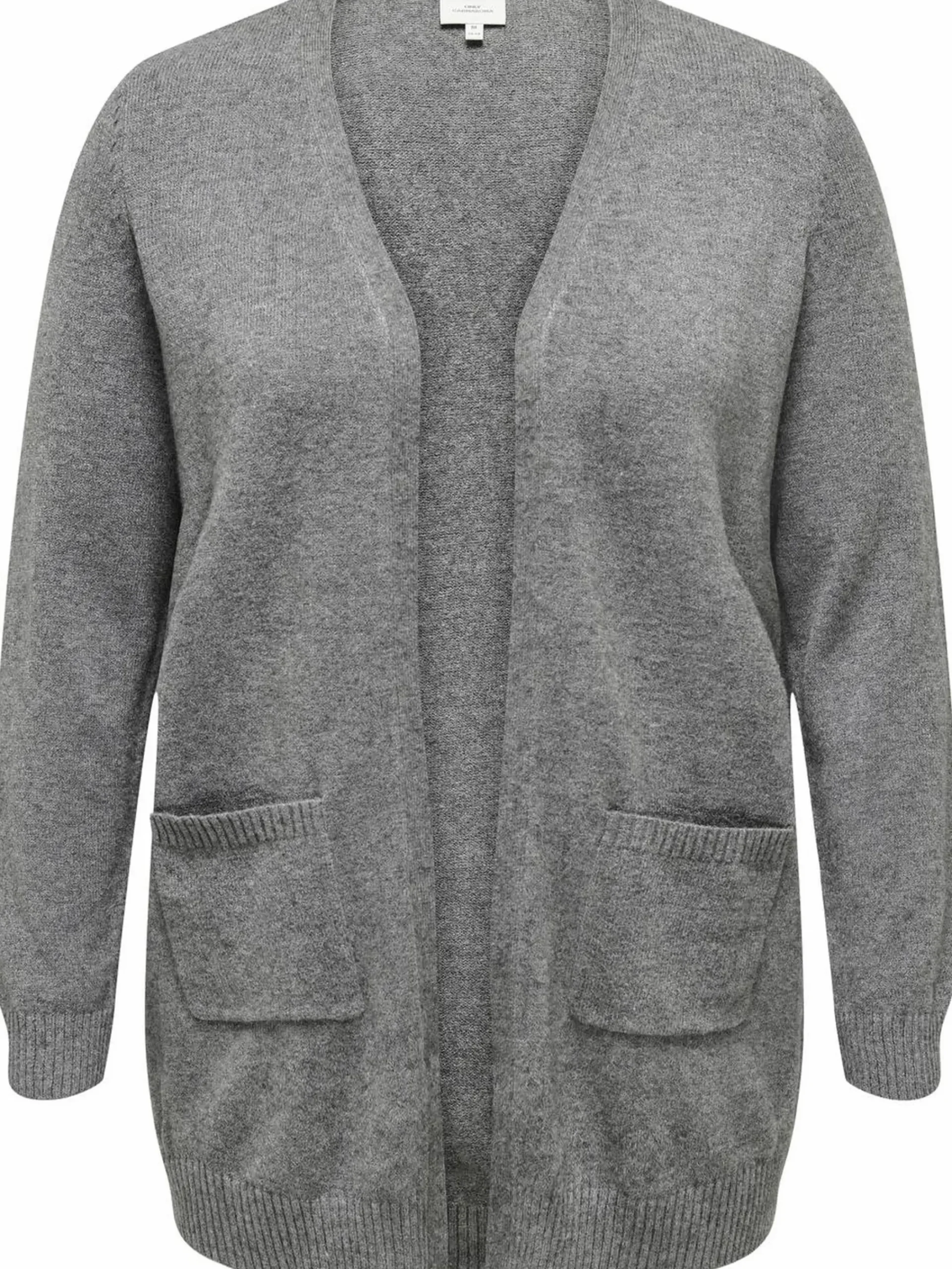 Damen Only Carmakoma CARESLY L/S OPEN CARD Strickjacke