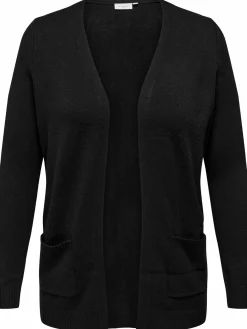 Damen Only Carmakoma CARESLY L/S OPEN CARD Strickjacke