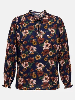 Damen Only Carmakoma CARFESTI LS TOP AOP Schlupfbluse