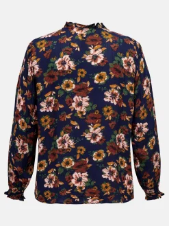 Damen Only Carmakoma CARFESTI LS TOP AOP Schlupfbluse