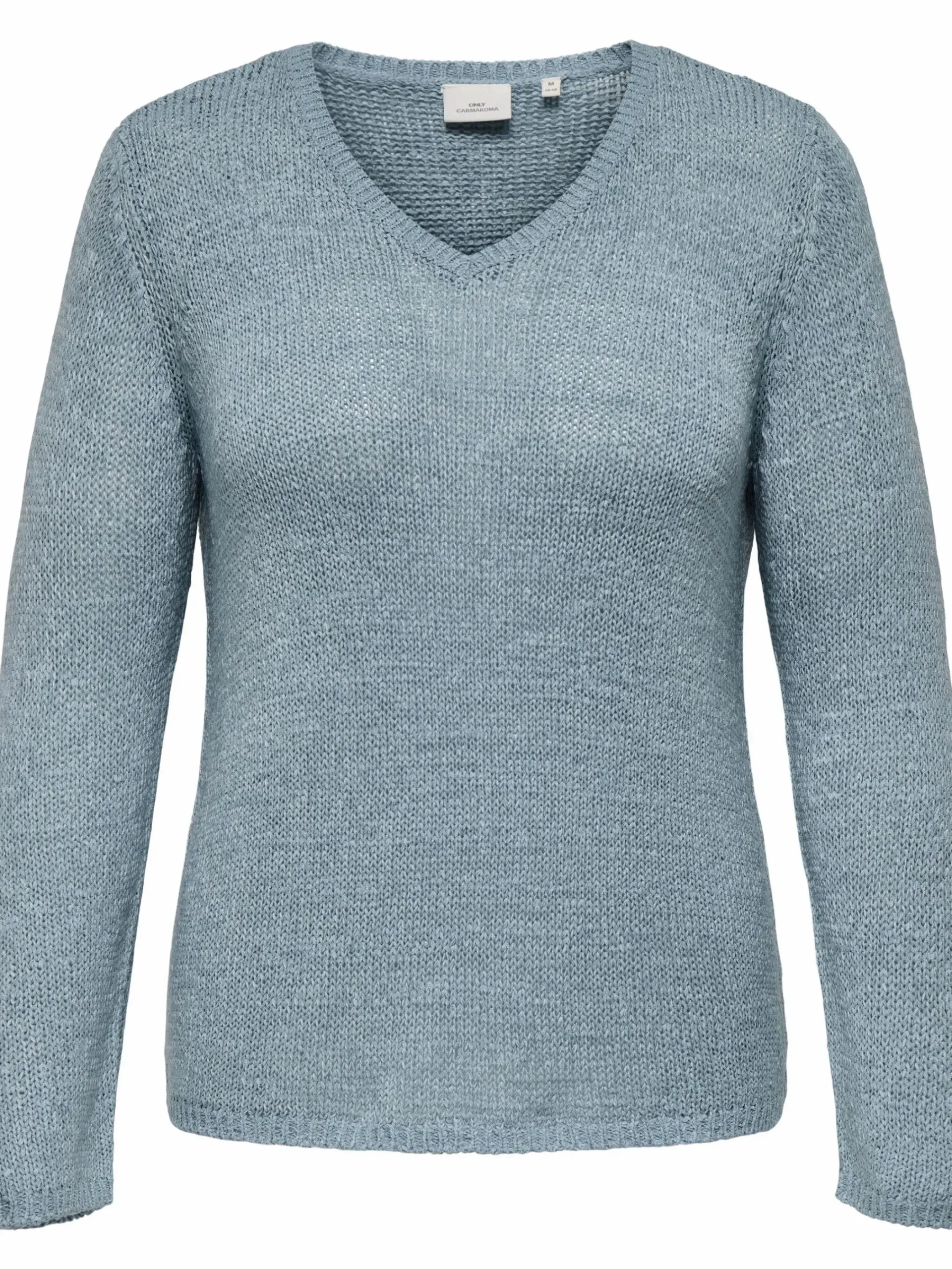 Damen Only Carmakoma CARGEENA L/S V-NECK Strickpullover