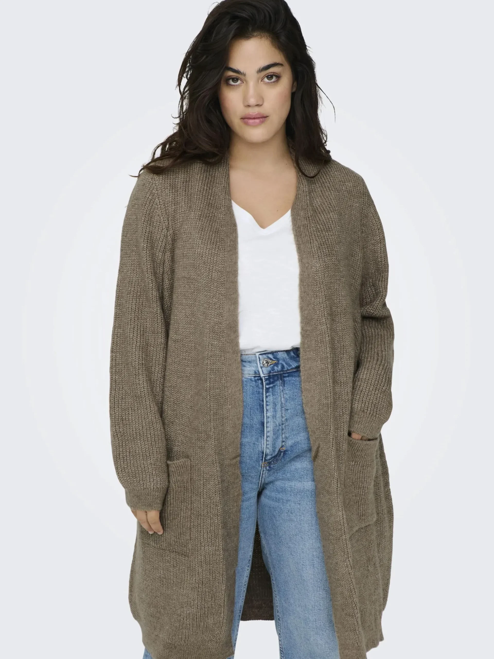 Damen Only Carmakoma CARJADE LS CARDIGAN K Strickjacke