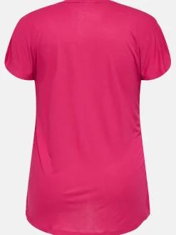 Damen Only Carmakoma CARKETTY LIFE SS V-NE Shirt