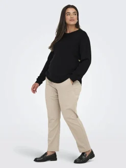 Damen Only Carmakoma CARMARGARETHA LS BUTTON Pullover