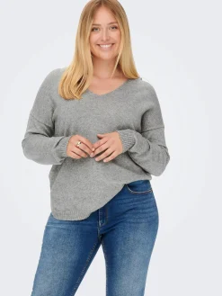 Damen Only Carmakoma CARMARGARETA LS PULLO Pullover