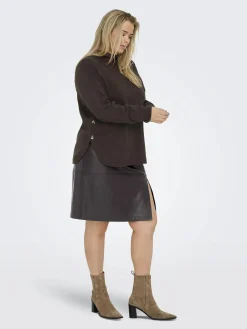 Damen Only Carmakoma CARMARGARETHA LS BUTTON Pullover