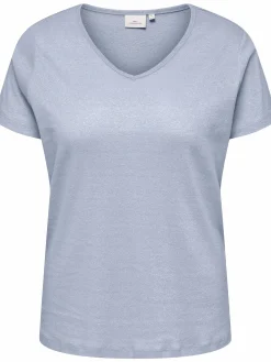 Damen Only Carmakoma CARMELODI SS V-NECK T Shirt