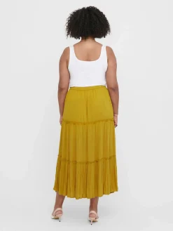 Damen Only Carmakoma CARPATRO MAXI SKIRT Stufenrock