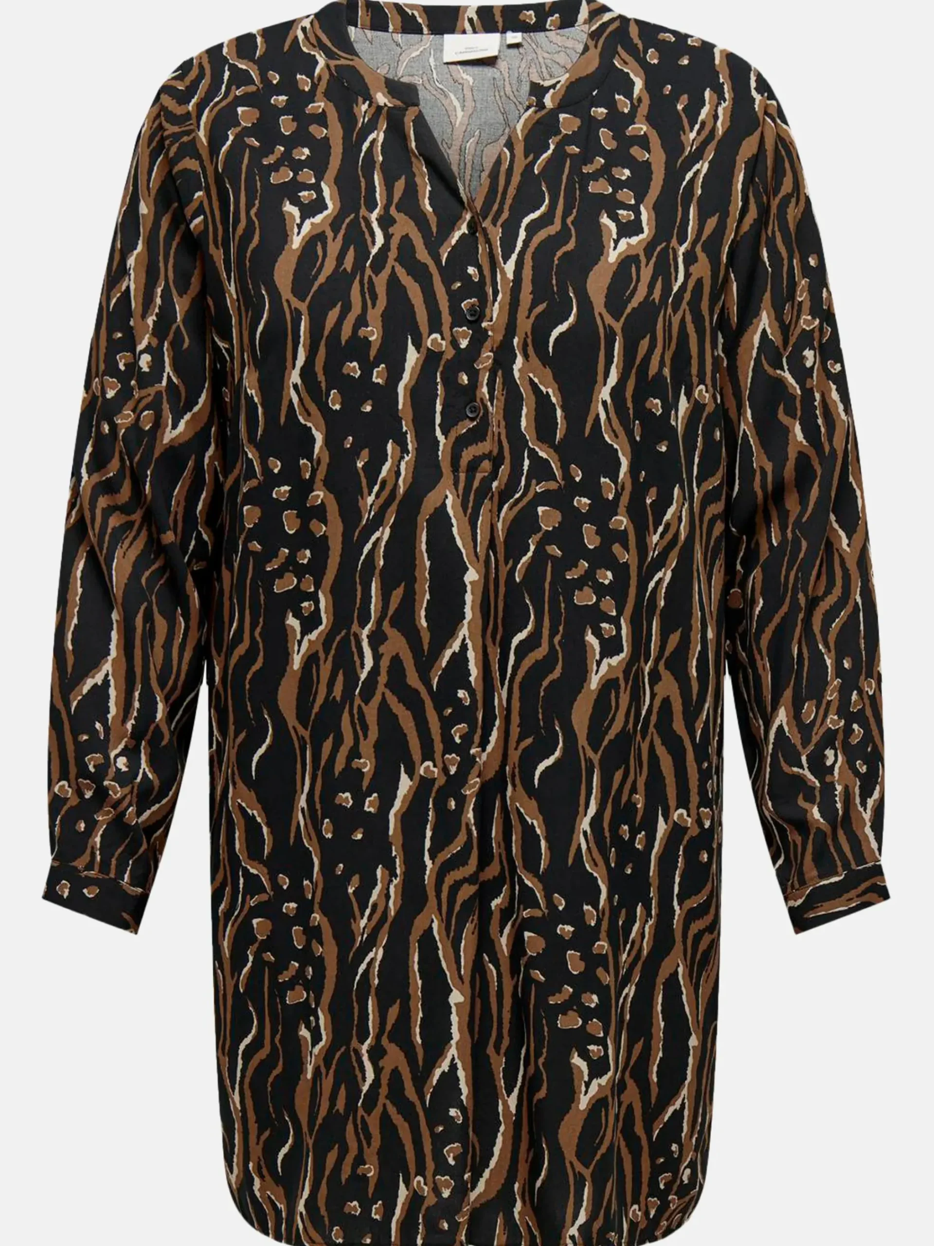 Damen Only Carmakoma CARPEONY LIFE L/S TUN Blusenkleid