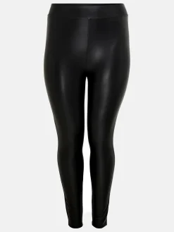 Damen Only Carmakoma CARROOL COATED LEGGIN Kunstlederleggings