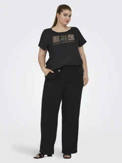 Damen Only Carmakoma CARSANIA BUTTON PANT Hose