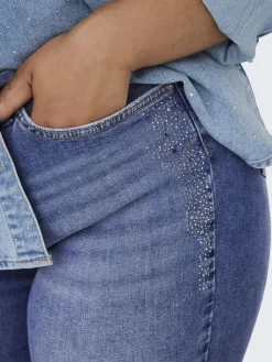 Damen Only Carmakoma CARSUI MID SLIM RHINE Jeans