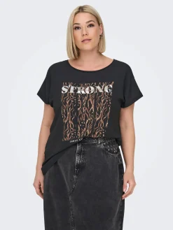 Damen Only Carmakoma CARVIGGA S/S AOP TEE T-Shirt