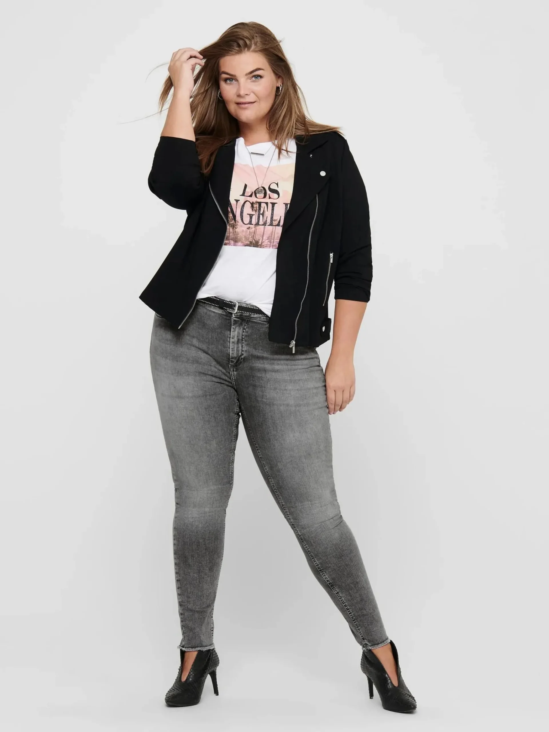 Damen Only Carmakoma CARWILLY LIFE REG SK Jeans