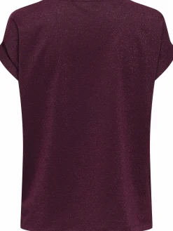 Damen Only Carmakoma Only Carmkoma CARMOSTER GLITTER S/S Top