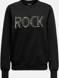 Damen Only ONLAMY L/S STONES O-N Sweatshirt