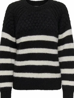 Damen Only ONLBILLIE LIFE LS STR Strickpullover