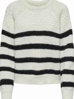 Damen Only ONLBILLIE LIFE LS STR Strickpullover