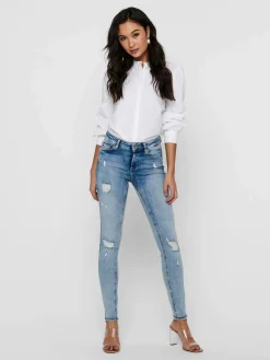 Damen Only ONLBLUSH LIFE MID SK Jeans