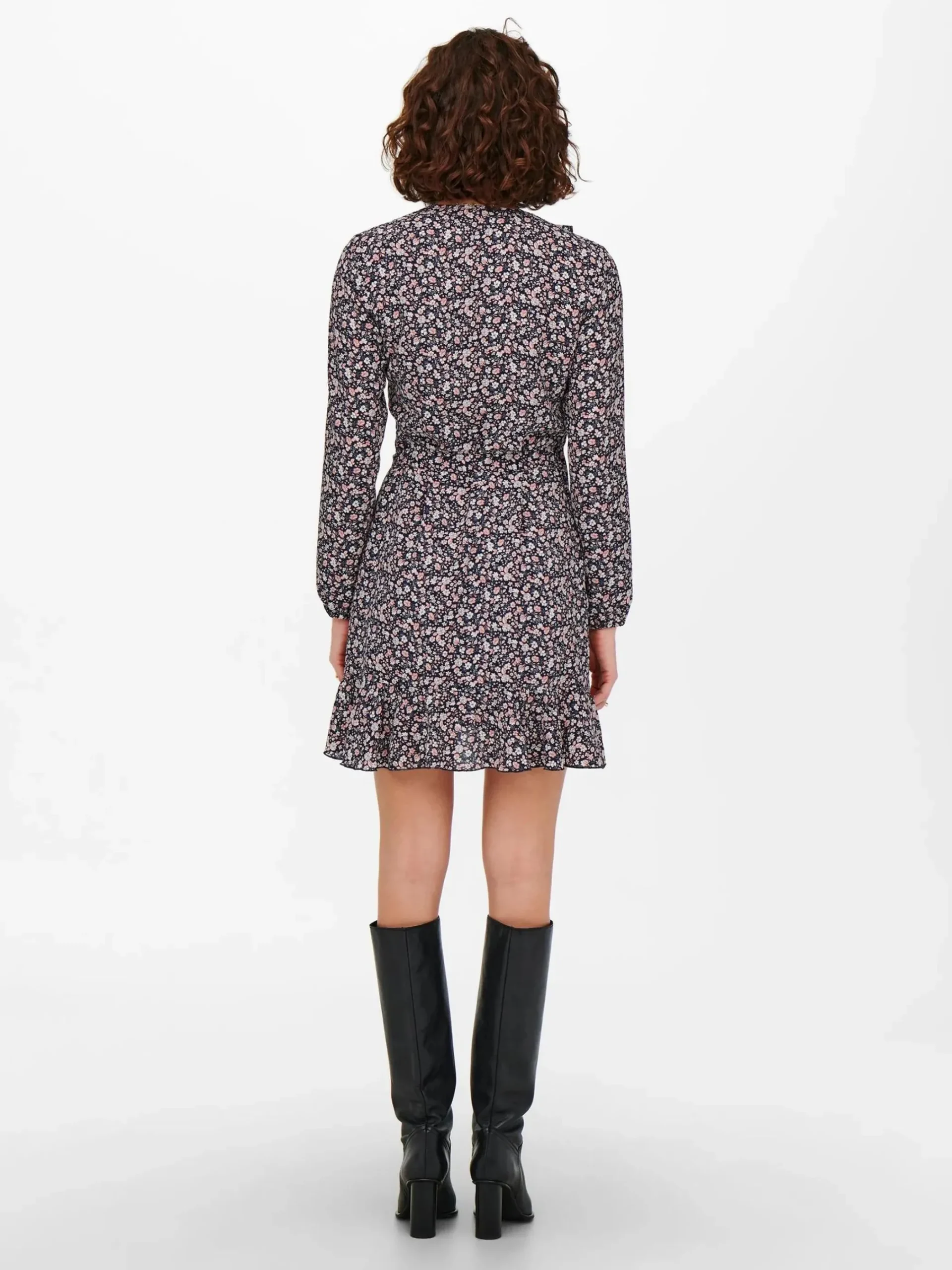 Damen Only ONLCARLY L/S WRAP SHO Wickelkleid