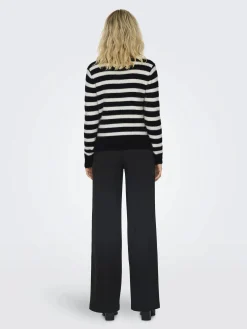 Damen Only ONLELLA PIUMO LS V-NE Strickpullover