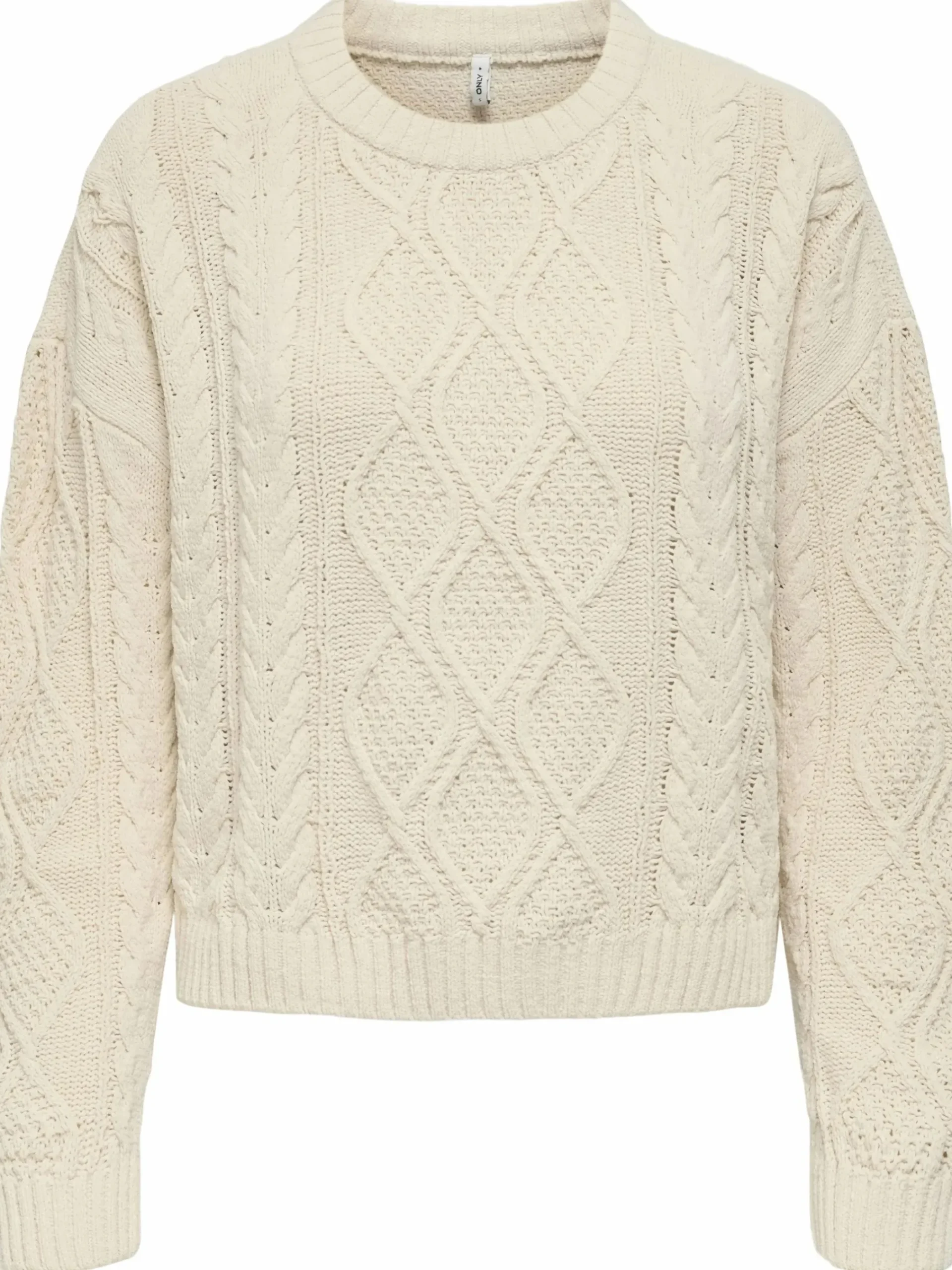 Damen Only ONLELLY LIFE LS CABLE Strickpullover