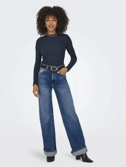 Damen Only ONLEMMA L/S HIGH NECK Langarmshirt