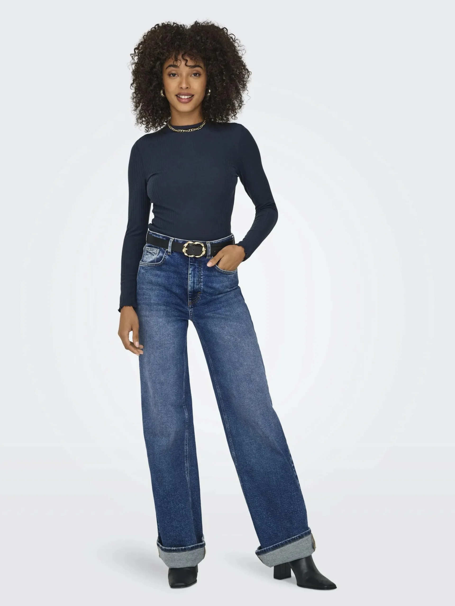 Damen Only ONLEMMA L/S HIGH NECK Langarmshirt